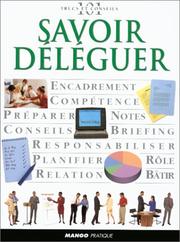 Cover of: Savoir déléguer
