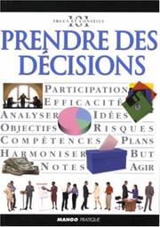 Cover of: Prendre des décisions