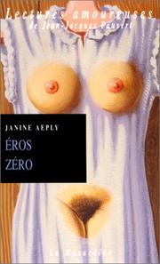 Cover of: Eros Zéro by Janine Aeply