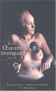 Cover of: Oeuvres érotiques, tome 2 by Giorgio Baffo