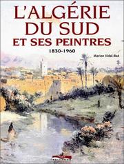 Cover of: L'Algérie du sud et ses peintres