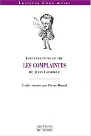 Les complaintes de laforgue by Pierre Brunel