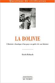 Cover of: La bolivie by Erich Fisbach