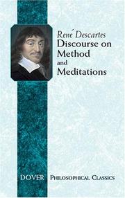 Cover of: Discourse on Method and Meditations (Philosophical Classics) by René Descartes