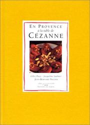 Cover of: En Provence à la table de Cézanne