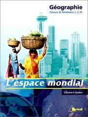 Cover of: Géographie terminales L, S, ES