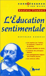 Cover of: L'Education sentimentale, Gustave Flaubert