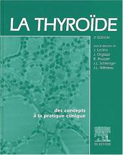 Cover of: La Thyroïde