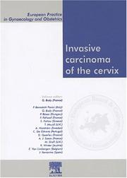 Invasive Carcinoma of the Cervix by G. Body