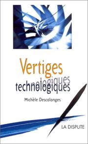 Cover of: Vertiges technologiques