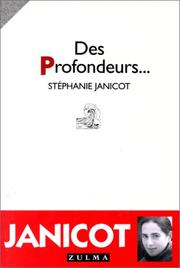 Cover of: Des profondeurs-- by Stéphanie Janicot