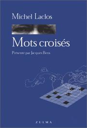 Cover of: Mots croisés, numéro 1 by Michel Laclos
