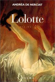 Cover of: Lolotte by Andréa de Nerciat