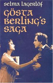 Cover of: Gosta Berling's Saga by Selma Lagerlöf