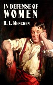 Cover of In defense of women