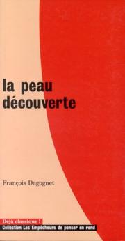 Cover of: La peau découverte