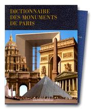 Cover of: Dictionnaire des monuments de Paris by 