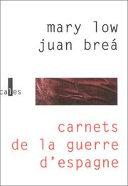 Cover of: Carnets de la guerre d'Espagne