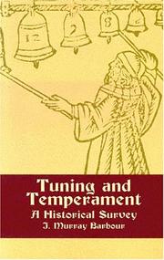 Cover of: Tuning and Temperament by J. Murray Barbour