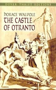 Cover of: The Castle of Otranto by Horace Walpole