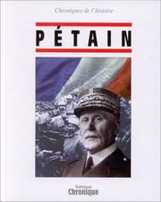 Cover of: Pétain by Jacques Legrand, Philippe Conrad