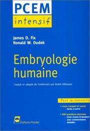 Cover of: Embryologie humaine