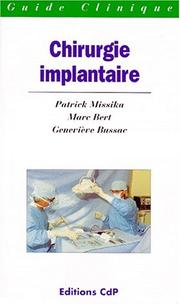 Cover of: Chirurgie implantaire