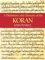 Cover of: A Dictionary and Glossary of the Koran by John Penrice