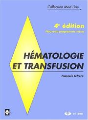 Cover of: Hématologie et transfusion, édition 2002-2003