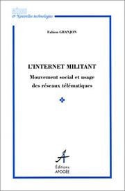 Cover of: L'Internet militant  by Fabien Granjon