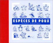 Cover of: Espèces de poux by Nicole Claveloux
