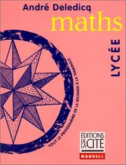 Cover of: Mathématiques lycée