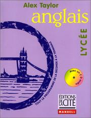 Cover of: Anglais, niveau lycée