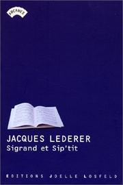 Cover of: Sigrand et Sip'tit
