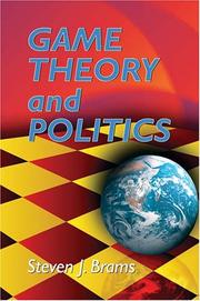 Cover of: Game Theory and Politics by Steven J. Brams