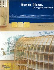 Cover of: Renzo Piano