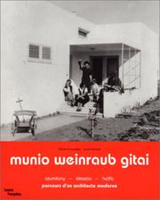 Cover of: Gitai Munio Weinraub by Lionel Richard, Olivier Cinqualbre