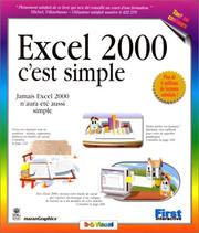 Cover of: Excel 2000, c'est simple