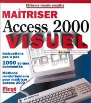 Cover of: Maîtriser Access 2000Visuel by Curtis Frye