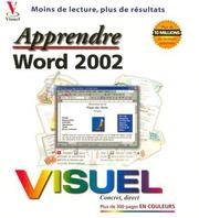Cover of: Apprendre Word 2002