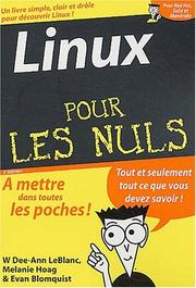 Linux pour les nuls by Dee-Ann LeBlanc