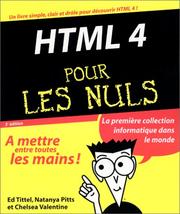 Cover of: HTML 4
