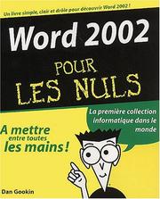 Cover of: Word X pour les nuls
