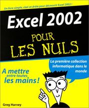 Cover of: Excel X pour les nuls