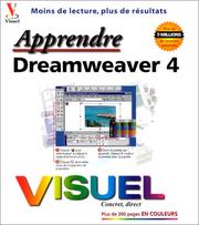 Cover of: Apprendre Dreamweaver 4 by MaranGraphics