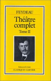 Cover of: Theatre complet t2