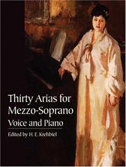 Cover of: Thirty Arias for Mezzo-Soprano: Voice and Piano