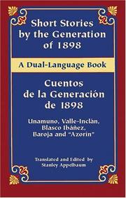 Cover of: Short Stories by the Generation of 1898 - Cuentos de la Generación de 1898