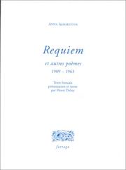 Cover of: Requiem et autres poèmes by Anna Akhmatova