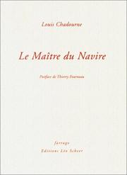 Cover of: Le Maître du Navire by Louis Chadourne